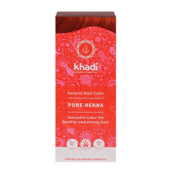 Henna do włosów KHADI Naturalnie czerwona 100 g