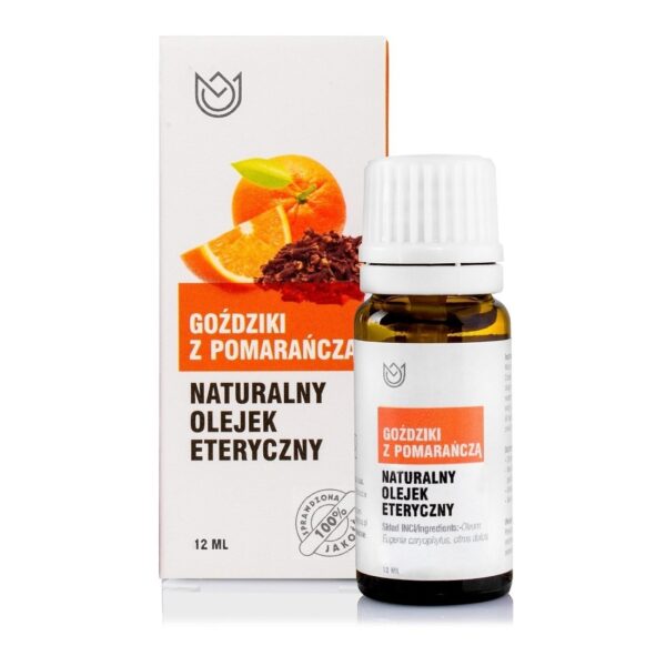 Naturalny olejek eteryczny Goździki z pomarańczą 12 ml