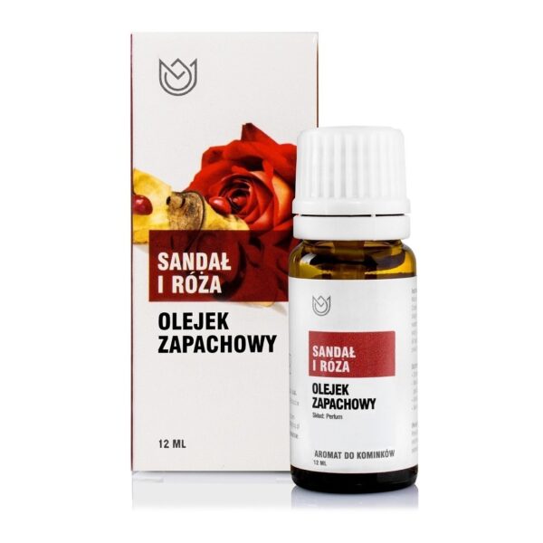 Naturalne Aromaty olejek zapachowy Sandał i Róża 12 ml