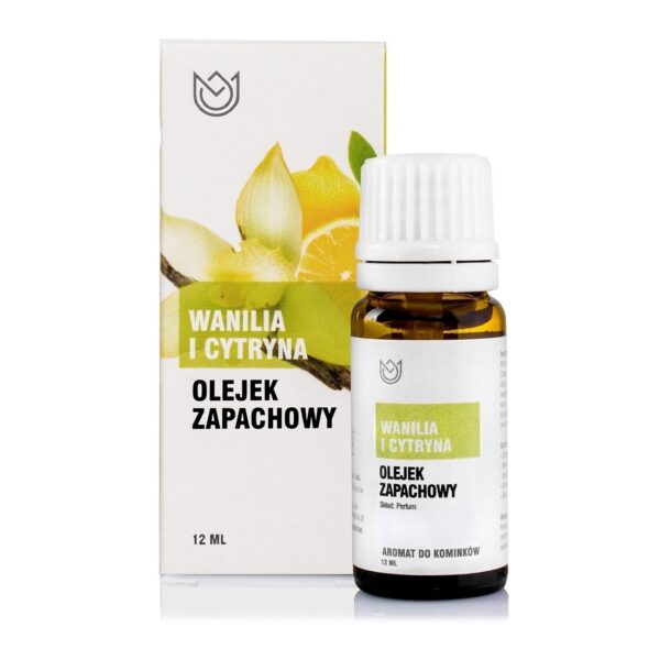 Naturalne Aromaty olejek zapachowy Wanilia Cytryna 12 ml