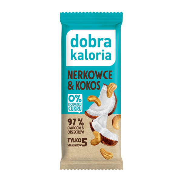 Baton Nerkowce i Kokos Dobra Kaloria 35 g