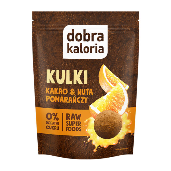 Kulki daktylowe Kakao i Pomarańcza Dobra Kaloria 65 g