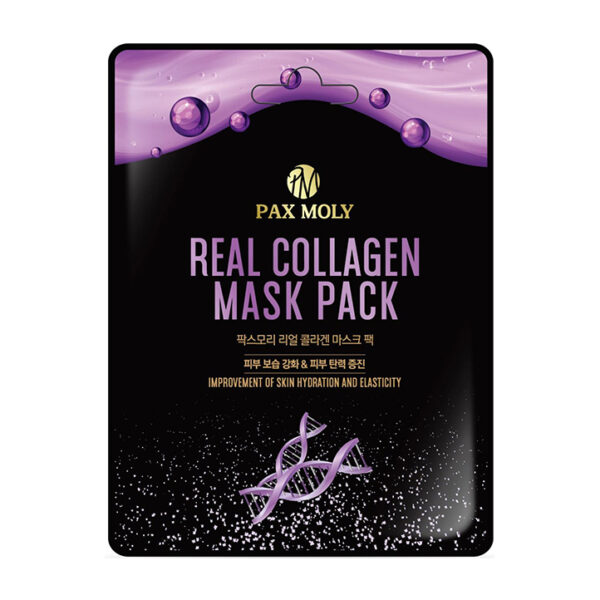 Maska w płachcie do twarzy z Kolagenem i komórkami macierzystymi Żeń-szenia Pax Moly 25 ml