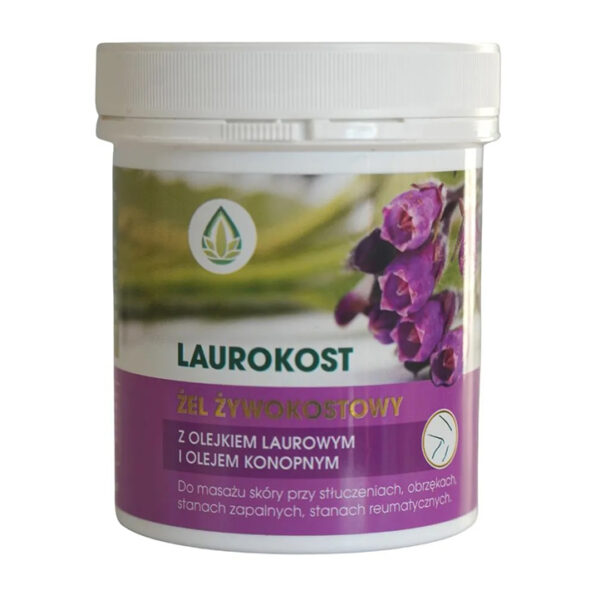 Żel żywokostowy z olejkiem laurowym i konopnym Laurokost 250 ml