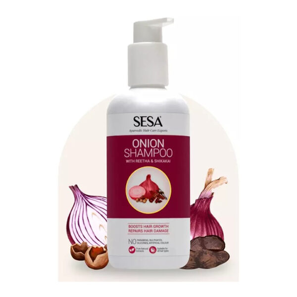 Cebulowy szampon do włosów SESA 300 ml