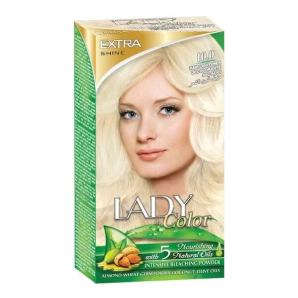 Farba do włosów 10.0 Rozjaśniająca platyna Lady in Color Palacio 160 g
