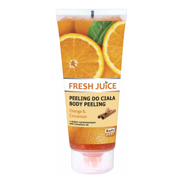 Peeling do ciała - Pomarańcza i Cynamon Fresh Juice 200 ml