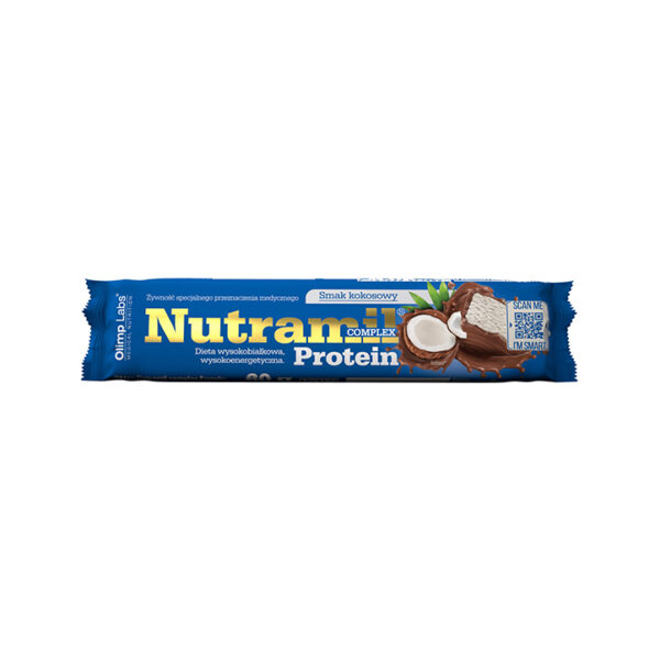 Baton wysokoenergetyczny kokosowy Olimp Nutramil Complex Protein 60 g
