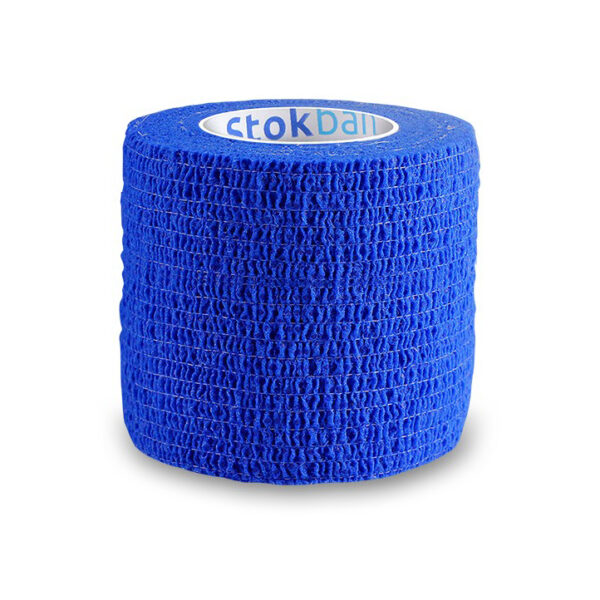 Taśma bandaż jasny niebieski 5cm x 4.5m do gryfów Stokban